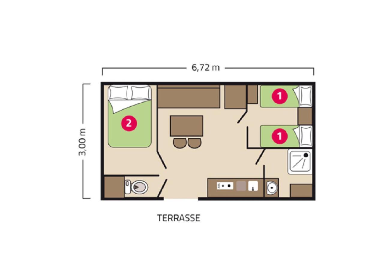 Camping Signol Boyardville Pokój zdjęcie